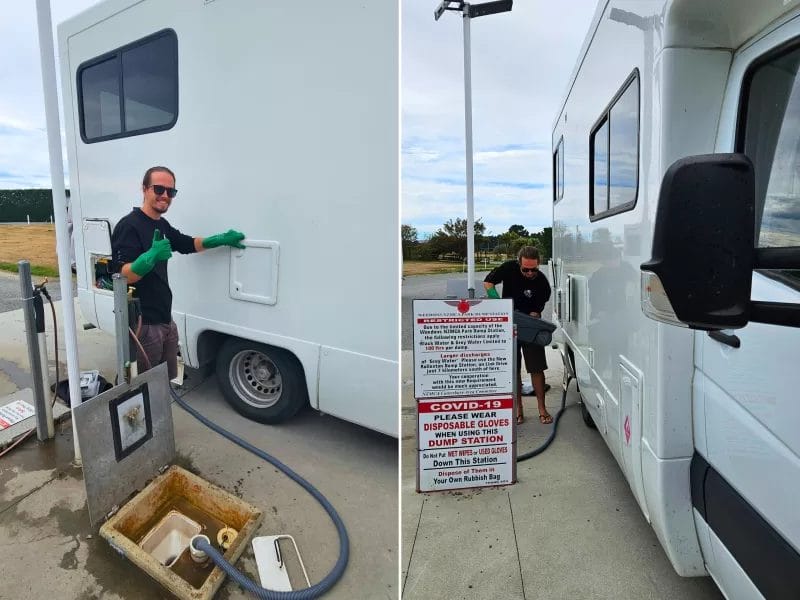 Eco-Conscious Vanlife Tips - Dump responsibly 