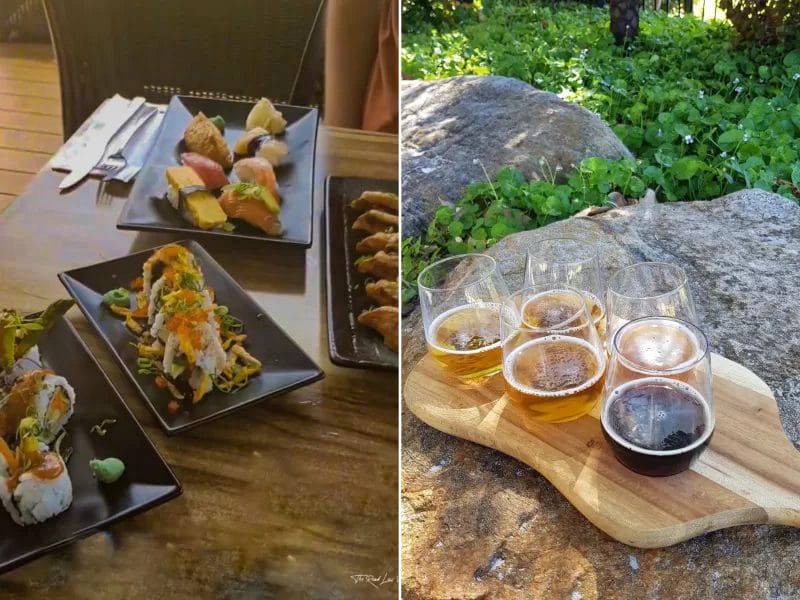 Beautiful food can be enjoyed with or without a drink