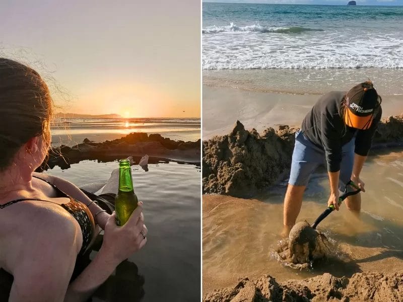 Hot water beaches amazing and one of our top things to do in Waikato
